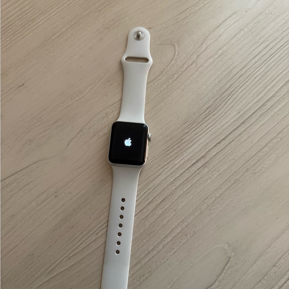 Apple Watch Series 3 Smart Wearable Watch with White Band